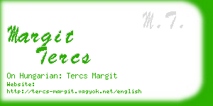 margit tercs business card